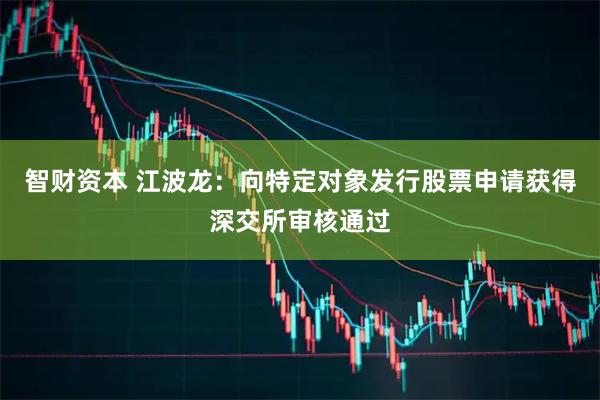 智财资本 江波龙：向特定对象发行股票申请获得深交所审核通过