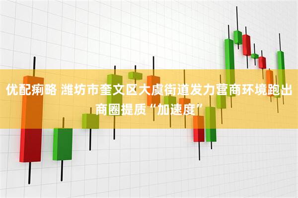 优配痢略 潍坊市奎文区大虞街道发力营商环境跑出商圈提质“加速度”